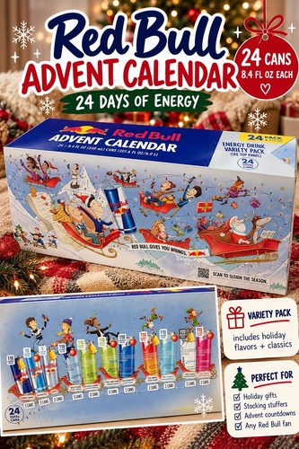 Red bull viral calendario - red,
